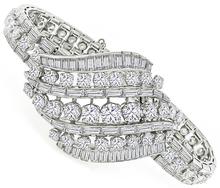 vintage diamond platinum bracelet 1