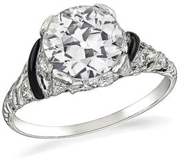Vintage 2.02ct Diamond Engagement Ring