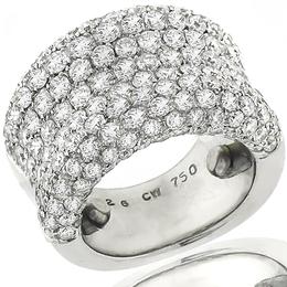 Diamond Cluster Gold Ring