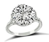 Antique 5.14ct Diamond Engagement Ring