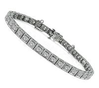 Art Deco 3.40ct Diamond Line Bracelet