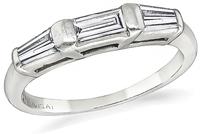 Estate 0.25ct Diamond Wedding Band