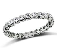 Estate 0.75ct Diamond Eternity Wedding Band