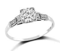 Estate 0.80ct Diamond Engagement Ring