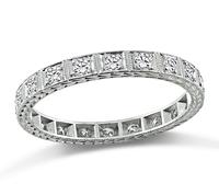 Estate 0.80ct Diamond Eternity Wedding Band