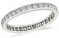 Estate 0.90ct Diamond Eternity Wedding Band