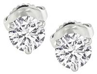 GIA Certified 1.04cttw Diamond Stud Earrings