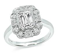 Estate 1.08ct Diamond Engagement Ring