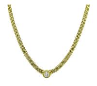 Estate 1.25ct Diamond Gold Necklace