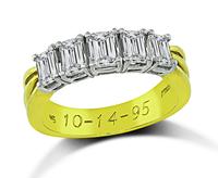 Estate 1.25ct Diamond Gold and Platinum Ring