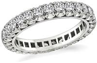 Estate 1.50ct Diamond Eternity Wedding Band