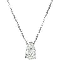 Estate 1.81ct Diamond Solitaire Pendant Necklace