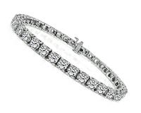 Estate 10.57ct Diamond Tennis Bracelet