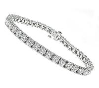 Estate 10.78ct Diamond Tennis Bracelet