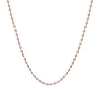 Estate 12.55ct Diamond Pink Gold By The Yard Necklace