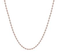Estate 12.55ct Diamond Pink Gold By The Yard Necklace