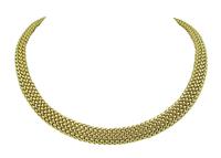 Estate Gold Weave Necklace