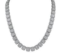Estate 18.00ct Diamond Gold Necklace