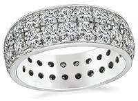 Estate 2.88ct Diamond Eternity Wedding Band