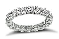 Estate 3.11ct Diamond Eternity Wedding Band