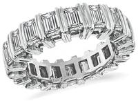 Estate 4.10ct Diamond Eternity Wedding Band