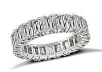 Estate 4.34ct Diamond Eternity Wedding Band