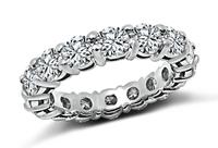 Estate 4.50ct Diamond Eternity Wedding Band