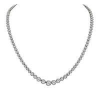 Estate 4.50ct Diamond Gold Necklace