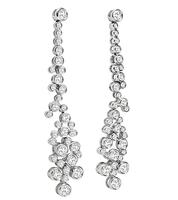 Estate 4.61ct Diamond Dangling Earrings