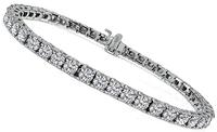 Estate 7.20ct Diamond Tennis Bracelet