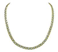 Estate 8.00ct Diamond Gold Necklace
