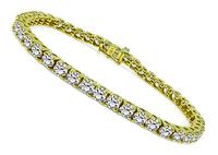 Estate 8.50ct Diamond Tennis Bracelet