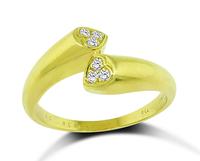 Estate Cartier Diamond Gold Ring