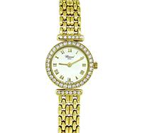 Estate Chopard 0.80ct Diamond Gold Watch