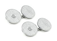 Estate Diamond Gold Cufflinks