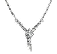 Estate 20.00ct Diamond Gold Necklace