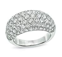Estate 4.00ct Diamond Gold Ring