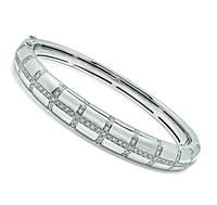 Estate 1.20ct Diamond Gold Bangle