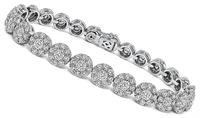 Estate 6.50ct Diamond Gold Bracelet