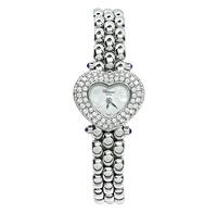 Estate Chopard 1.43ct Diamond Heart Gold Watch