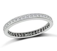 Estate 1.20ct Diamond Eternity Wedding Band