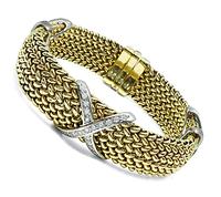Estate 2.00ct Diamond Gold Bracelet