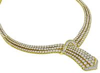 Estate 25.00ct Diamond Gold Necklace