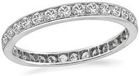 Vintage 1.50ct Diamond Eternity Wedding Band