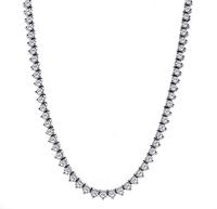 Estate 12.75ct Diamond Tennis Necklace