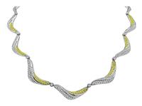 Estate 4.50ct Diamond 2.00ct Natural Fancy Yellow Diamond Necklace