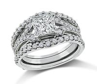 Estate GIA Certified 1.01ct Diamond Engagement Ring