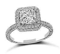 Estate GIA Certified 1.51ct Diamond Engagement Ring