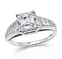 Estate GIA Certified 1.61ct Diamond Engagement Ring