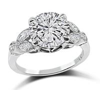 Estate GIA Certified 2.48ct Diamond Engagement Ring